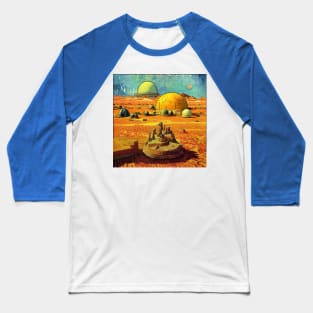 Starry Night in Mos Eisley Tatooine Baseball T-Shirt